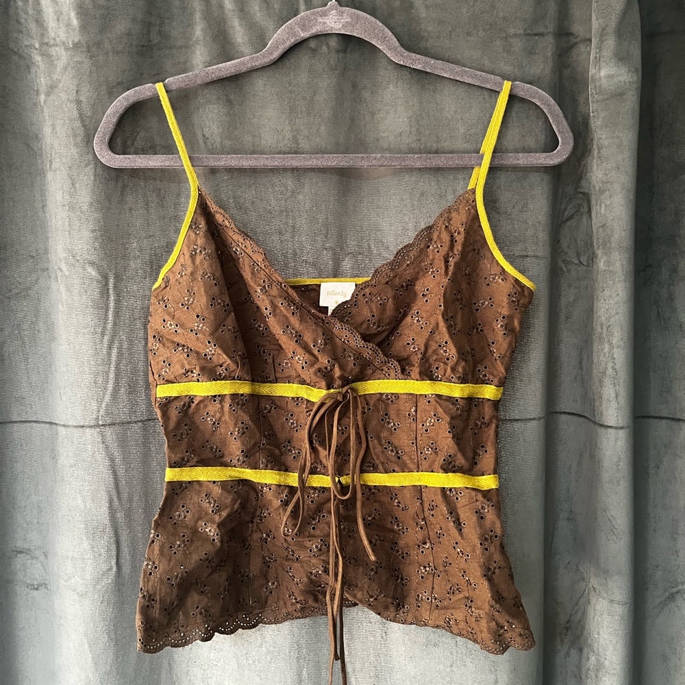 Plenty Eyelet Babydoll Top